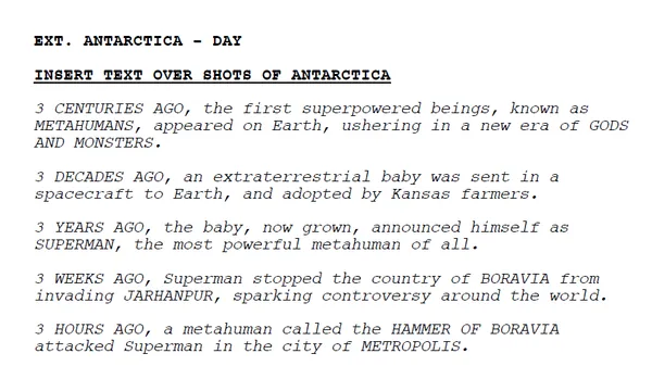 Warner Bros. udostępniło pełny scenariusz filmu „Superman” Jamesa Gunna