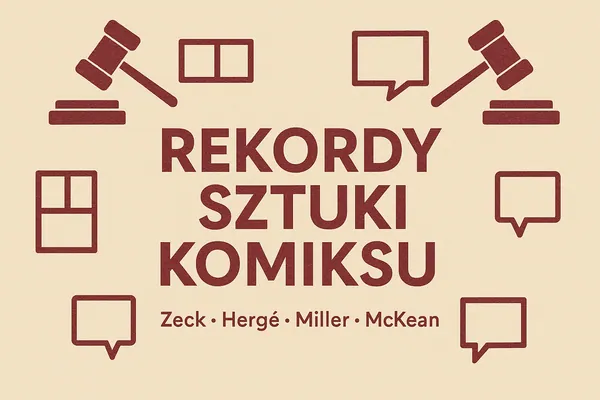 Rekordy sztuki komiksu: od Zecka po Hergégo – jak plansze biją miliony