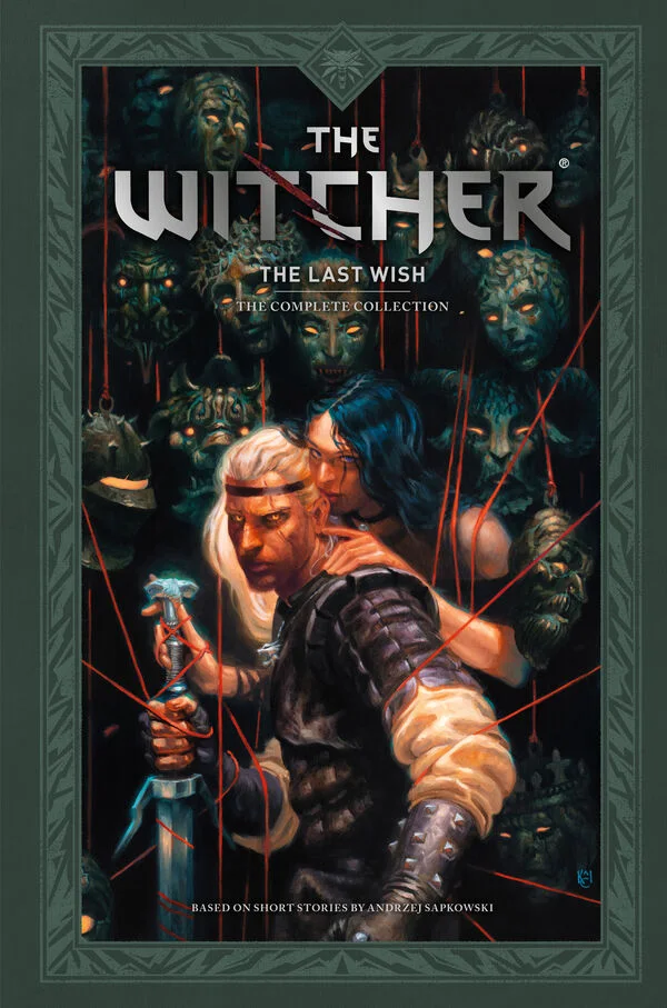 Okładka zbiorczego wydania komiksowych adaptacji opowiadań z tomu „Ostatnie życzenie” Andrzeja Sapkowskiego od Dark Horse Comics