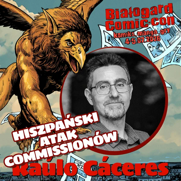 Raúlo Cáceres przyjedzie na Białogard Comic Con 2026. Można zamawiać u niego oryginały