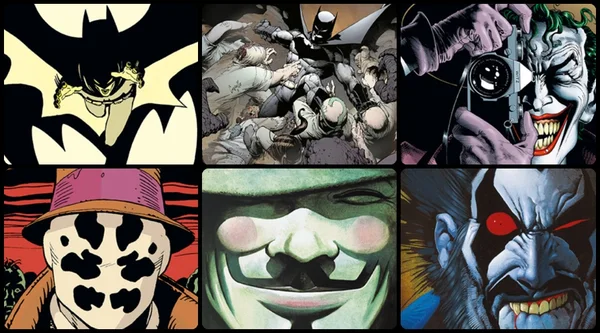 DC Compact - seria z Egmont. Batman, Lobo, V jak Vendetta, Strażnicy. Mały format na podróż.