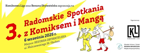 3. Radomskie Spotkania z Komiksem i Mangą - program imprezy