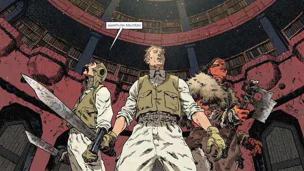 „We wnętrzu Ziemi” od Egmontu. Zobaczcie przykładowe plansze z komiksowej adaptacji Burroughsa