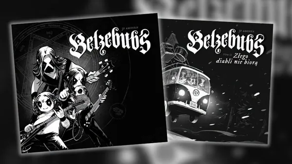 Okładki komiksów „Belzebubs” JP Ahonena wydanych w Polsce przez Diablaq