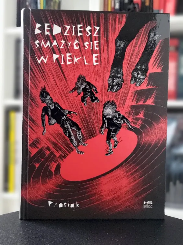 okładka komiksu „Będziesz smażyć się w piekle”